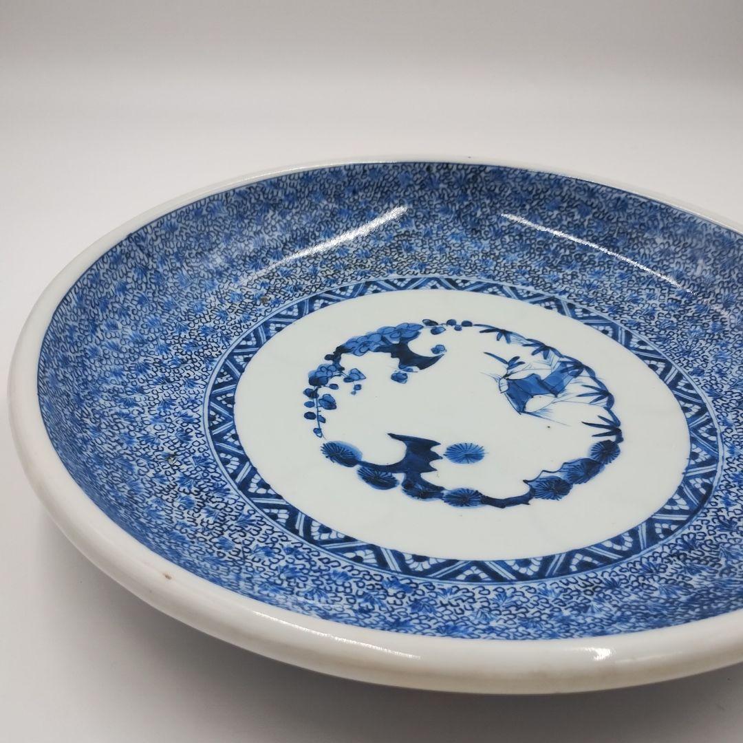 a【！！貴重！！】 太明成化年製 古伊万里 大皿 大鉢 食器 江戸時代 江戸食器