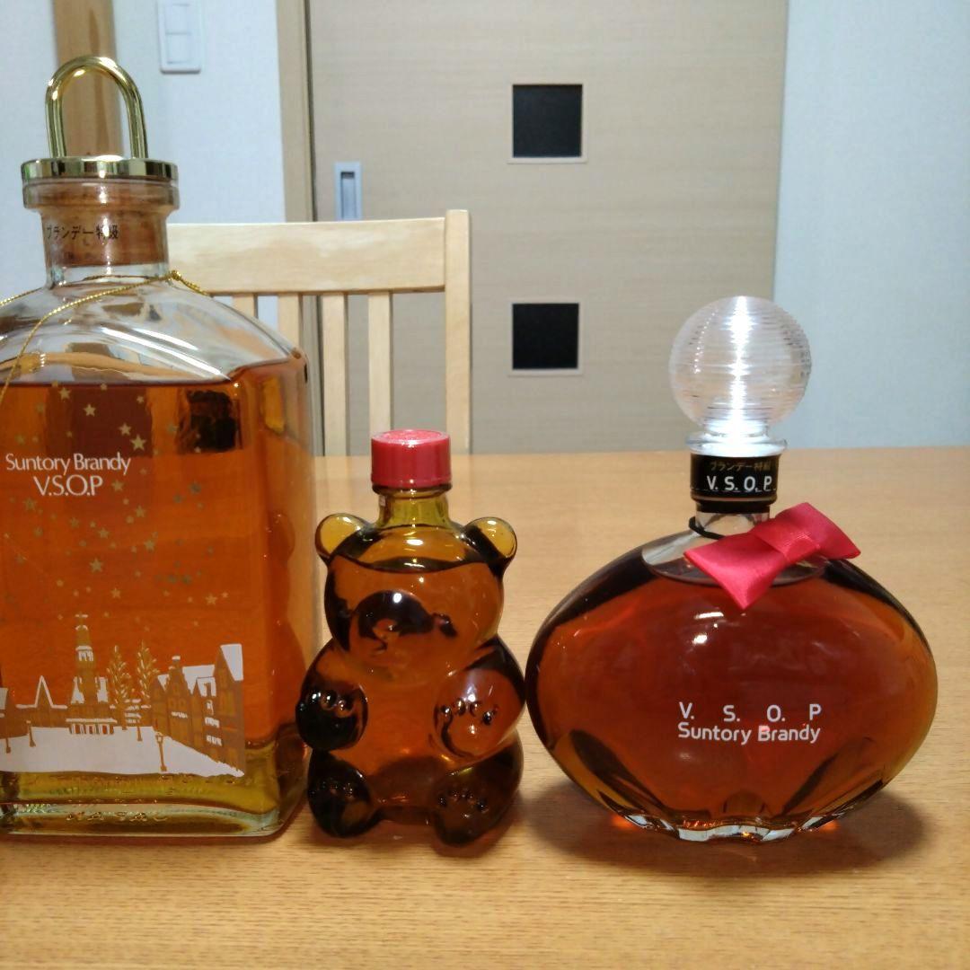 ◆ブランデー◆ニッカ☆ねがい星◆サントリー☆ハート☆クリスマス☆熊☆デキャンタ