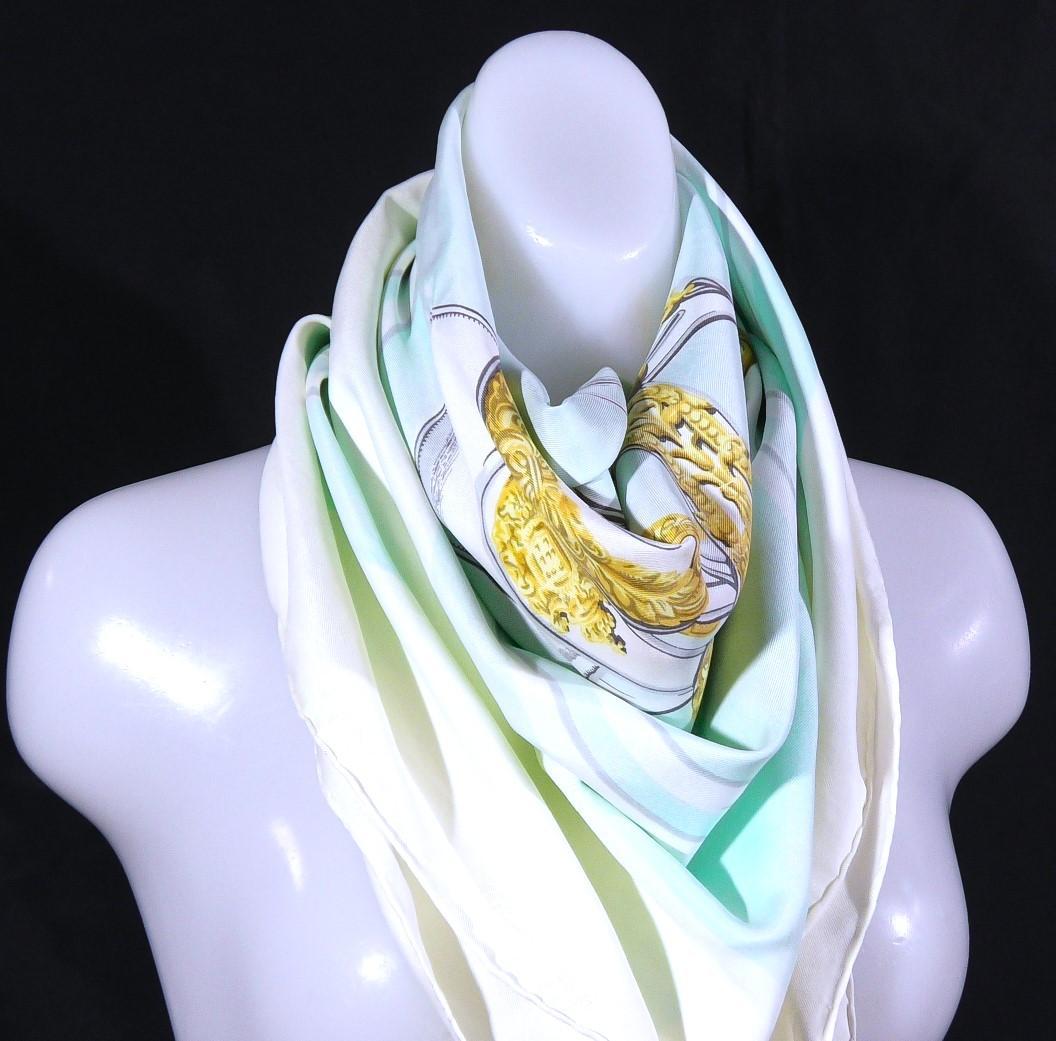 HERMES エルメス　大判スカーフ　カレ90　 D469