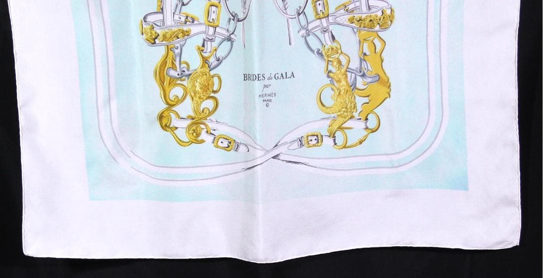 HERMES エルメス　大判スカーフ　カレ90　 D469