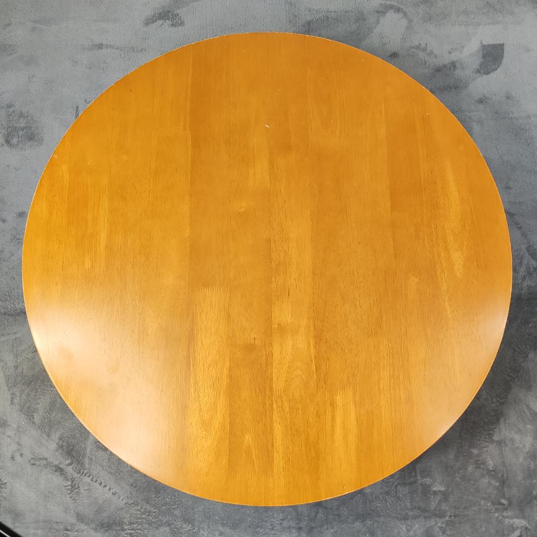 天然木製　丸テーブル　座卓　ちゃぶ台　レトロ　アンティーク　直径80 高さ30