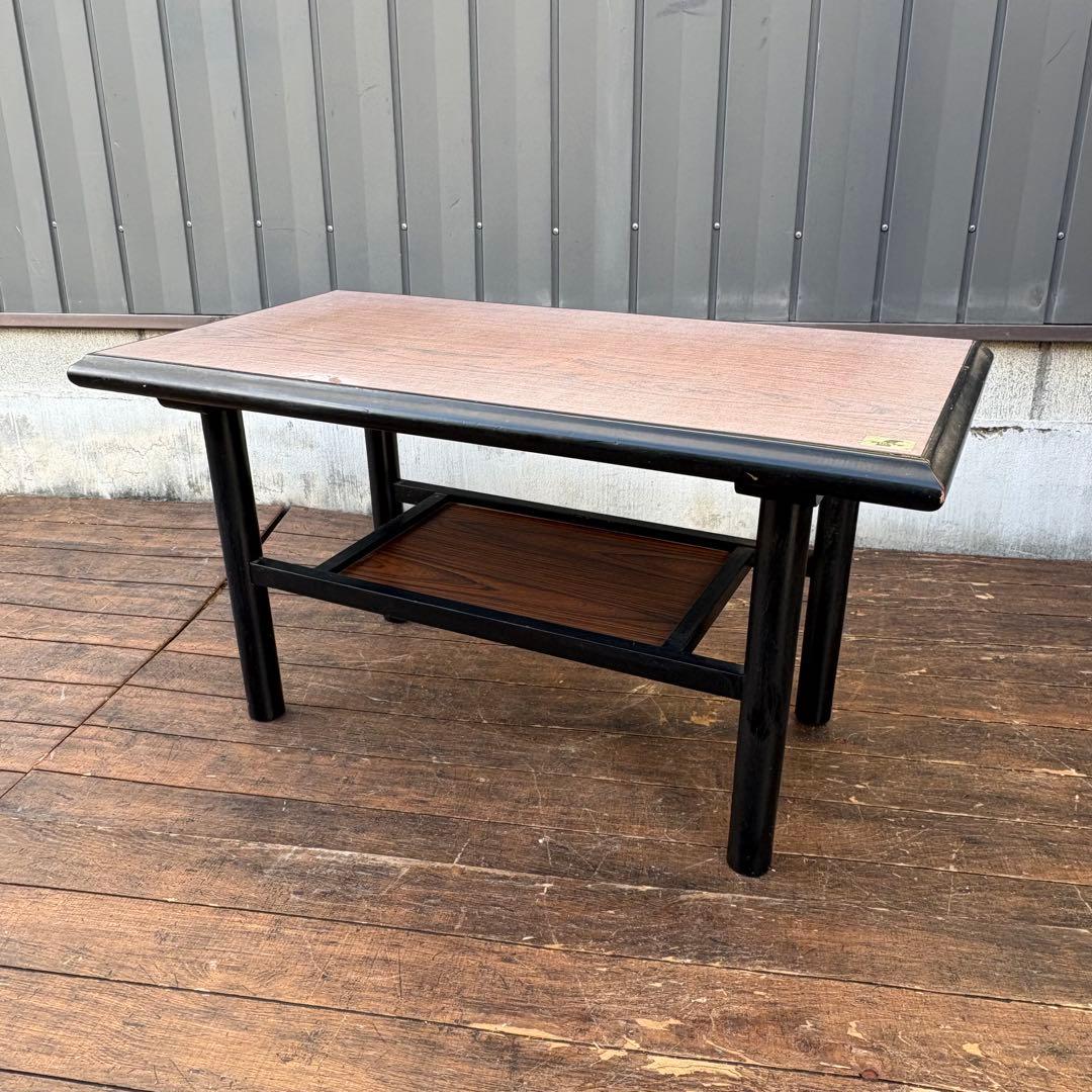 C1昭和レトロ フォルテ 木製サイドテーブル コーヒーテーブル センターテーブル