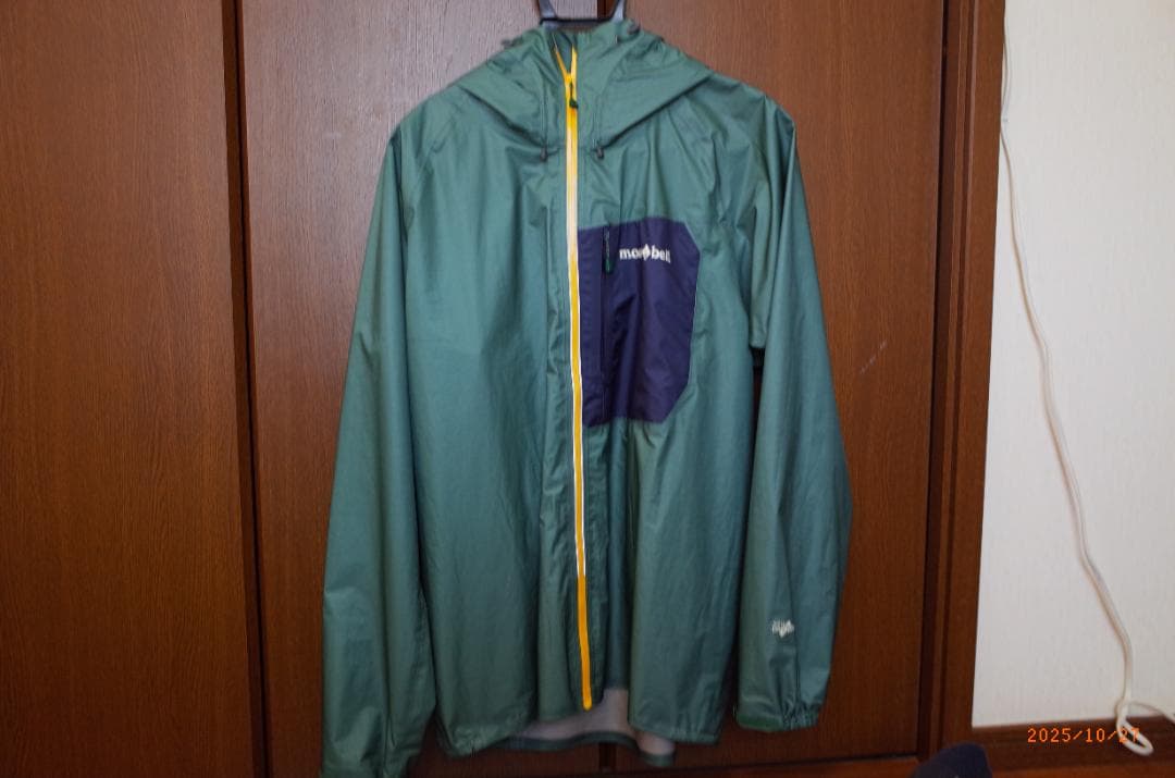 美品　モンベル/ スーパー ドライテック ピークシェル ジャケット L