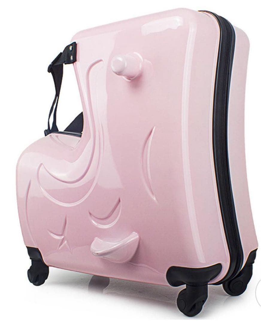 [NORICCO]ノリッコ子どもが乗れるキャリーケース　ベビーピンク