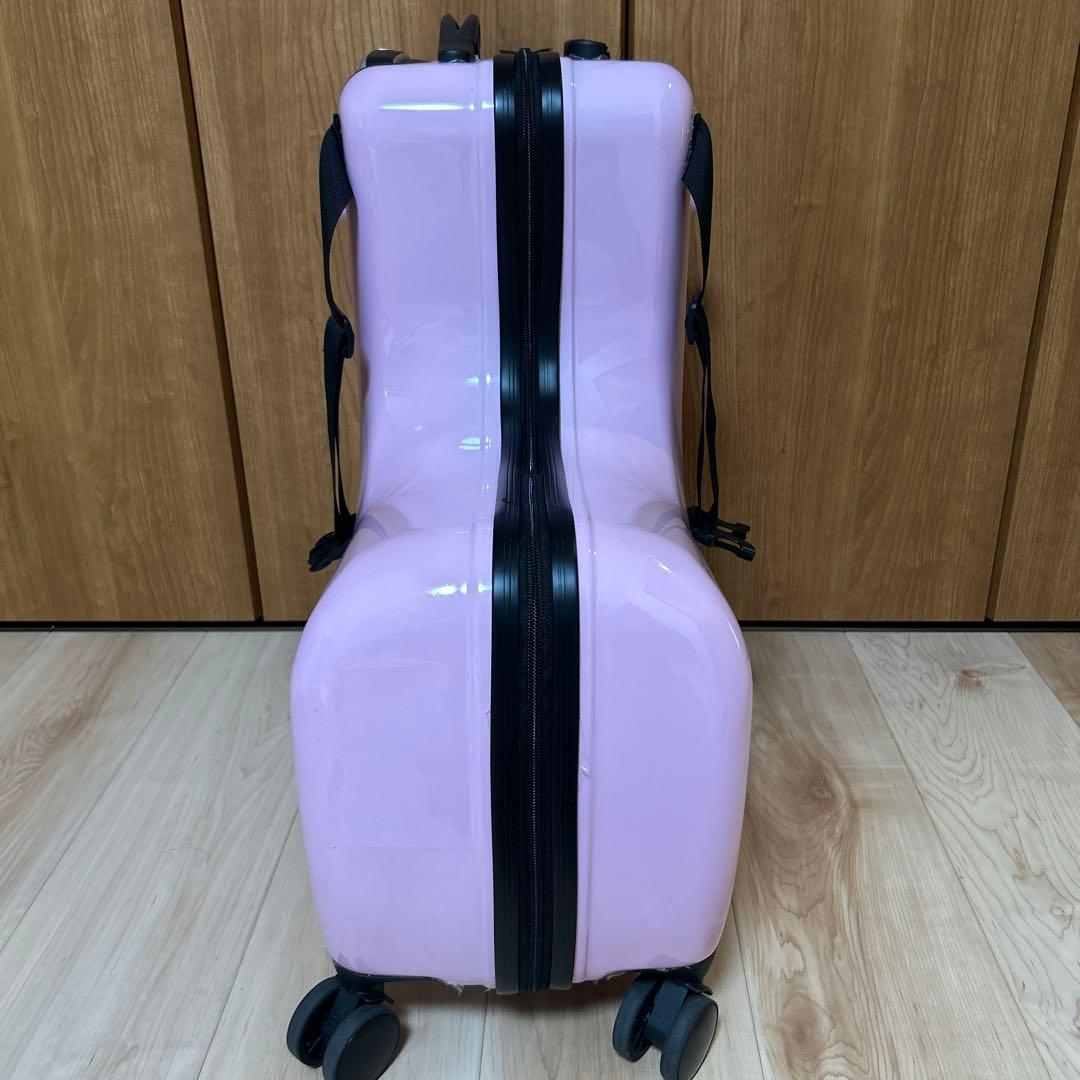 [NORICCO]ノリッコ子どもが乗れるキャリーケース　ベビーピンク