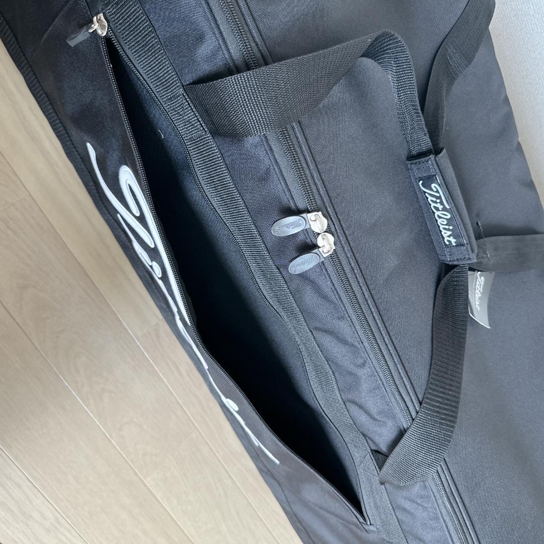 メルセデスベンツ×タイトリスト　ゴルフバッグ　トラベルケース　黒色　ホイール付き