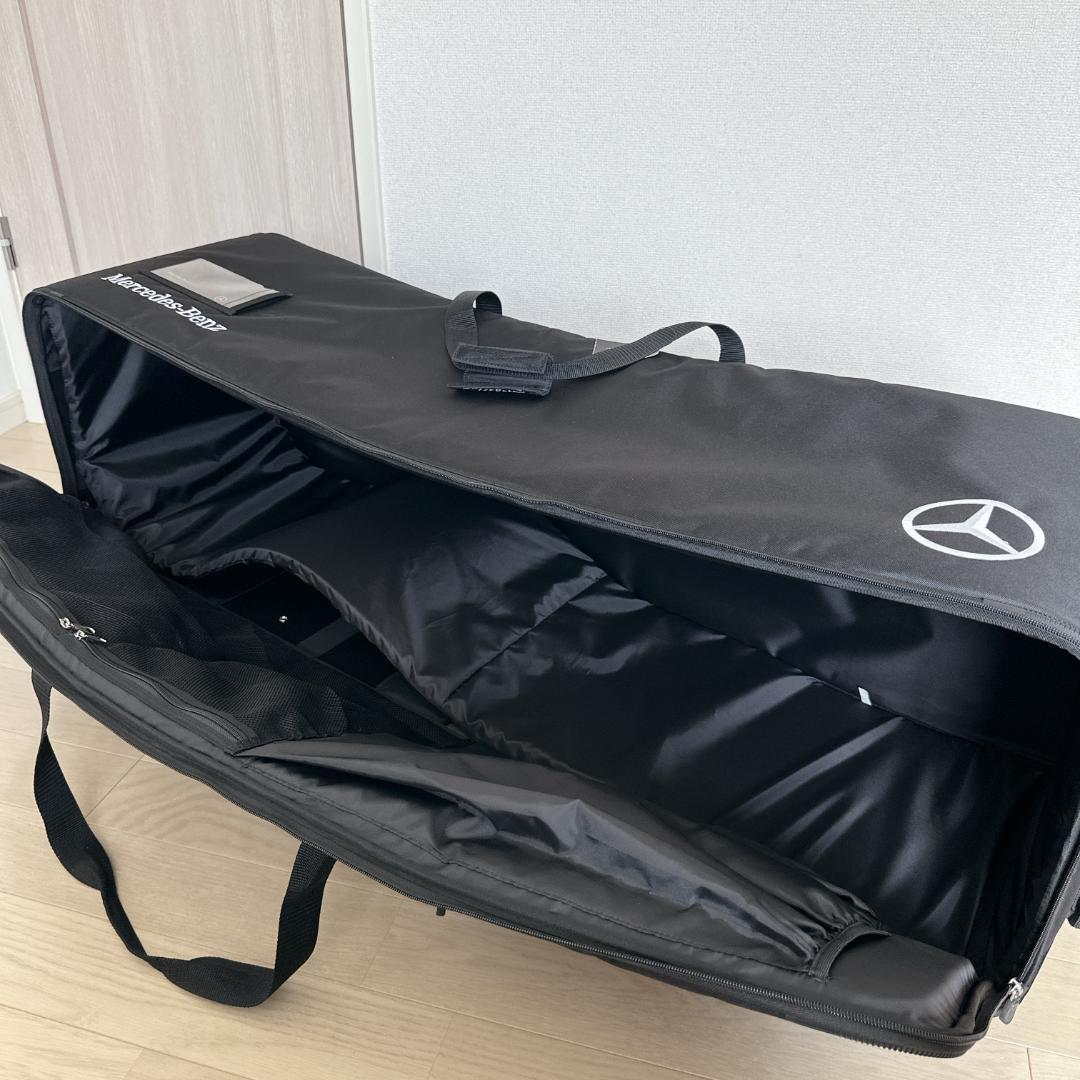メルセデスベンツ×タイトリスト　ゴルフバッグ　トラベルケース　黒色　ホイール付き