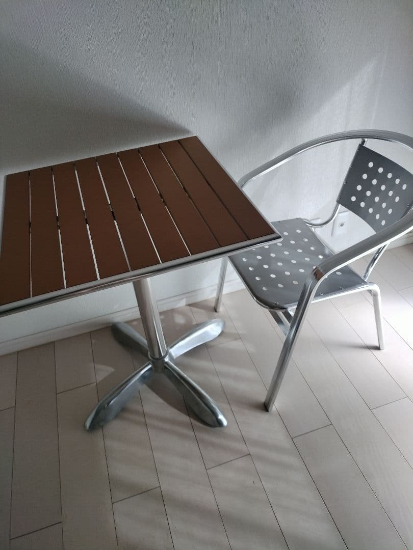 ダルトン　ALUMINUM CAFE TABLE＆ chair