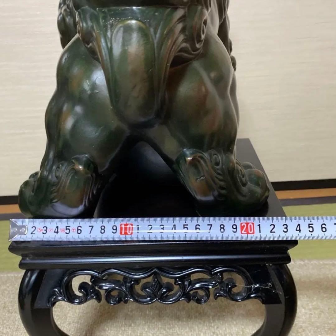 獅子の置き物　玉乗り 縁起物　骨董品