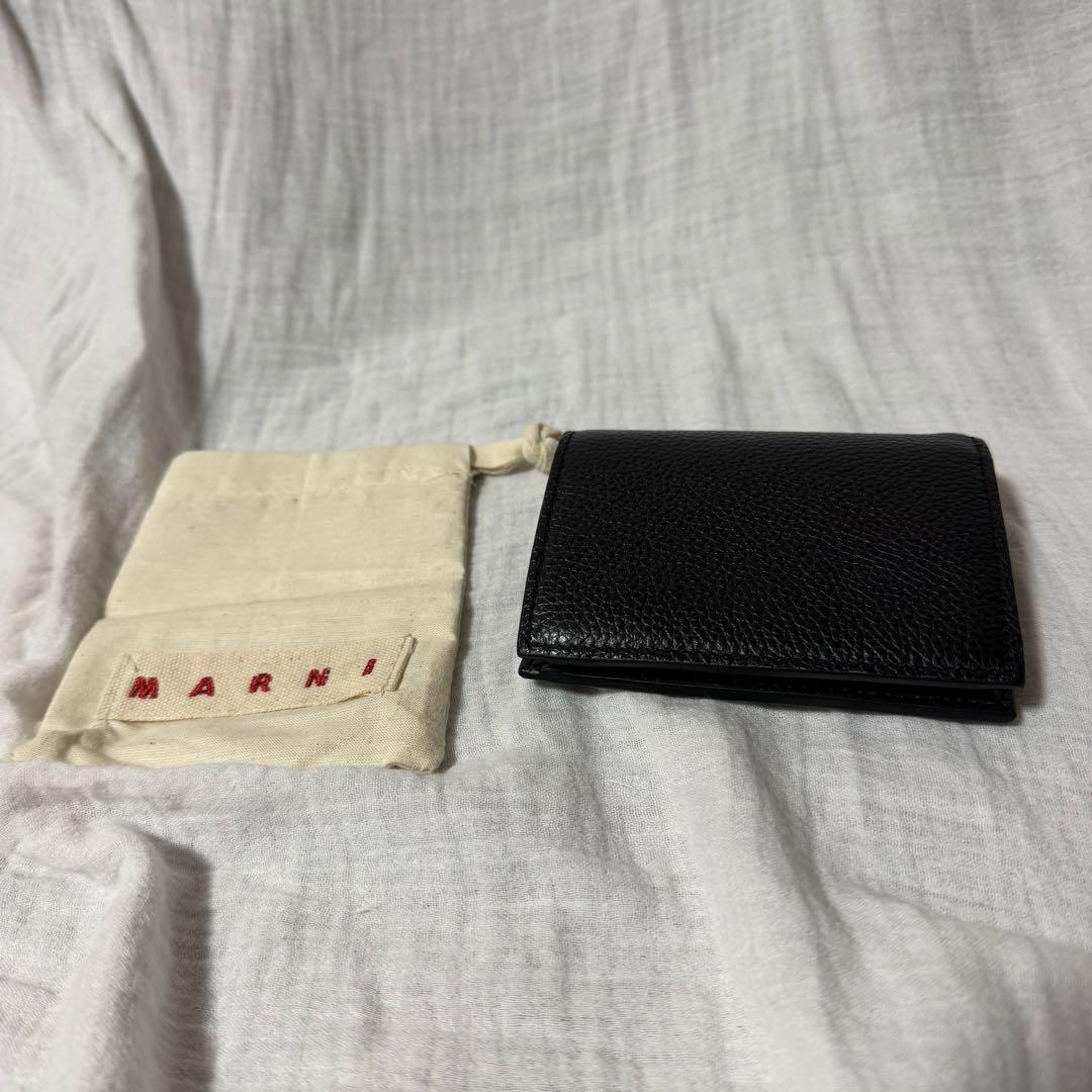MARNI 二つ折り財布 PFMI0066U1 20 黒