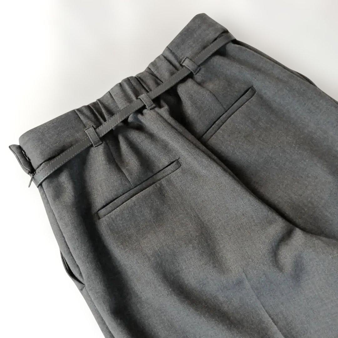 美品◆グリーンレーベルリラクシング 洗える パンツスーツ セットアップ L 40