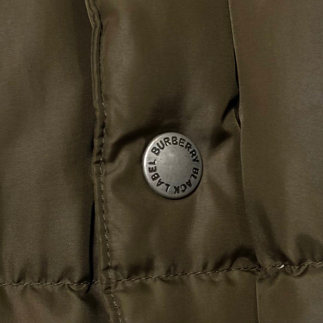 BURBERRY BLACKLABEL バーバリーダウンジャケットカーキＬ