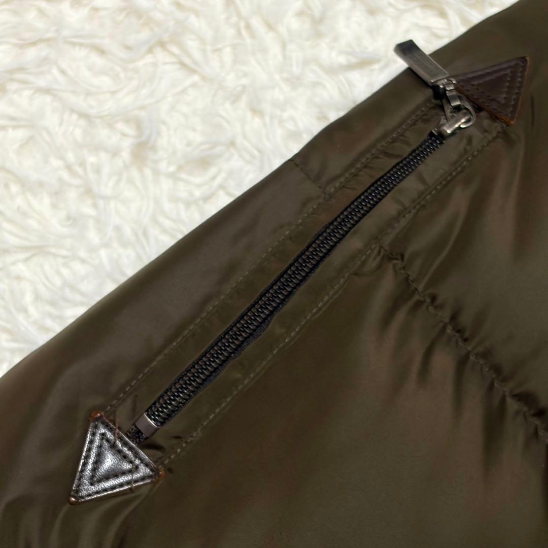 BURBERRY BLACKLABEL バーバリーダウンジャケットカーキＬ