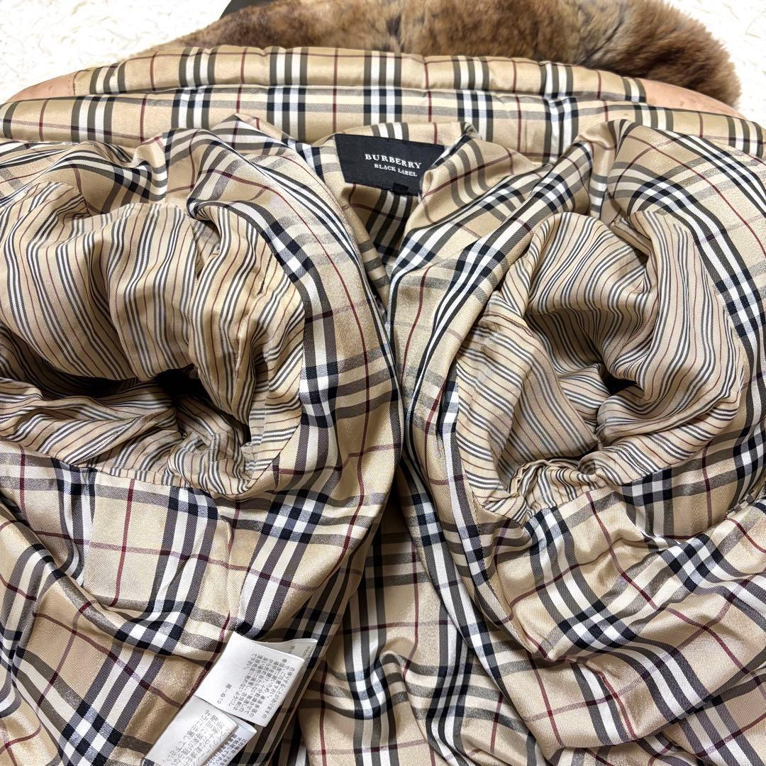 BURBERRY BLACKLABEL バーバリーダウンジャケットカーキＬ