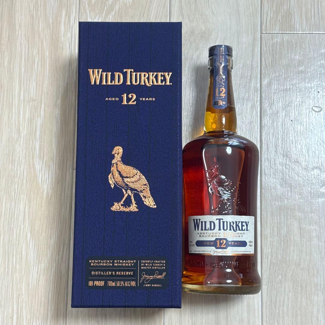 【18:00まで即日匿名配送】ワイルドターキー12年 箱付き