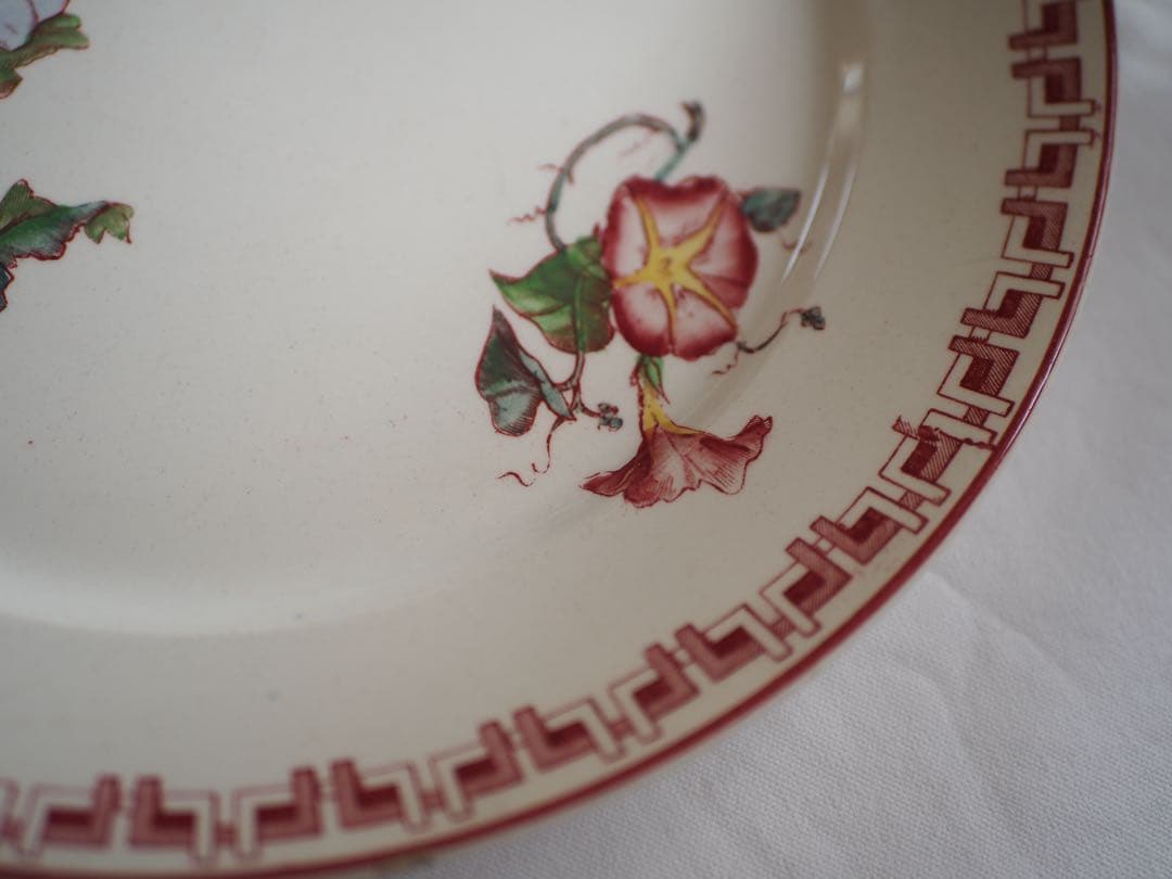 Sarreguemines antique plate サルグミンヌ