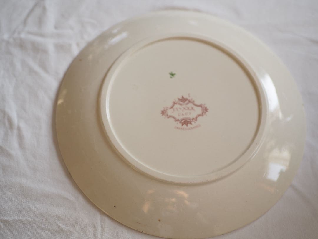 Sarreguemines antique plate サルグミンヌ