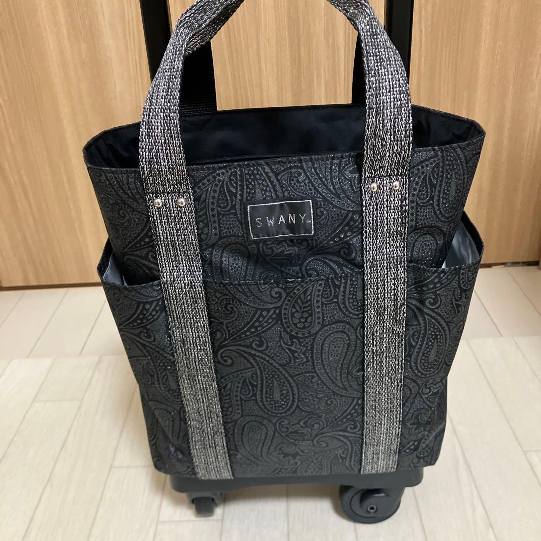 SWANY ペイズリー柄 ブラックキャリーTS15 ブラック 未使用に近い