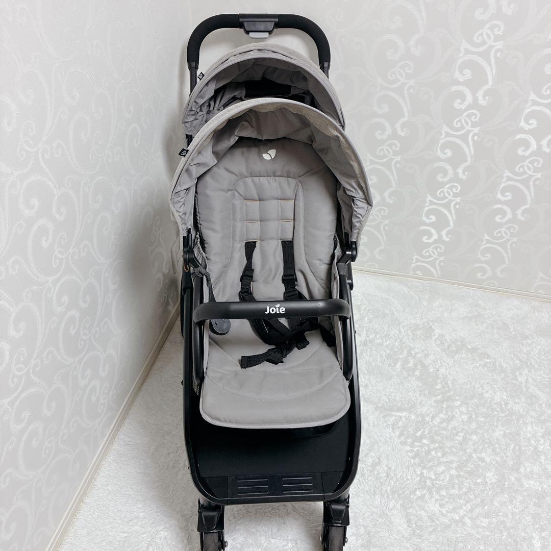 Joie ジョイー 2人乗りベビーカー エヴァライトデュオ グレーフランネル