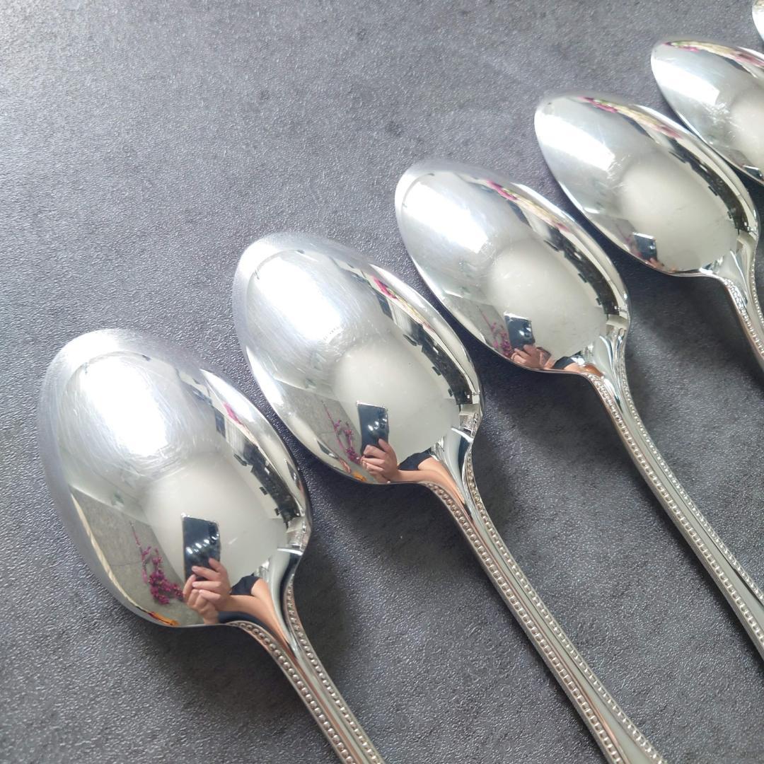 美品 クリストフル パール スタンダードスプーン 6点