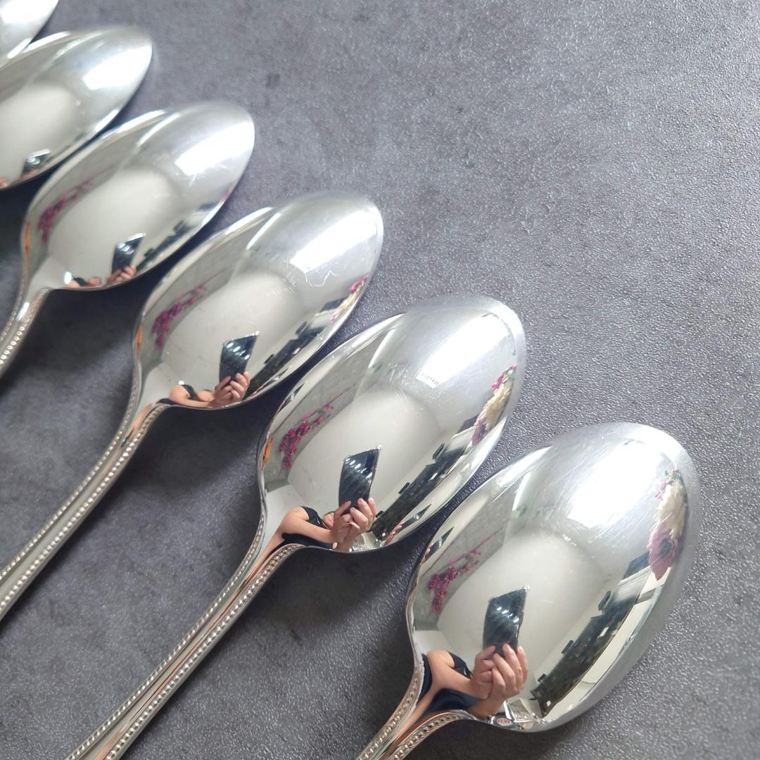 美品 クリストフル パール スタンダードスプーン 6点