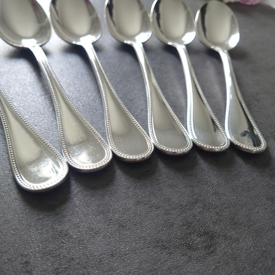 美品 クリストフル パール スタンダードスプーン 6点