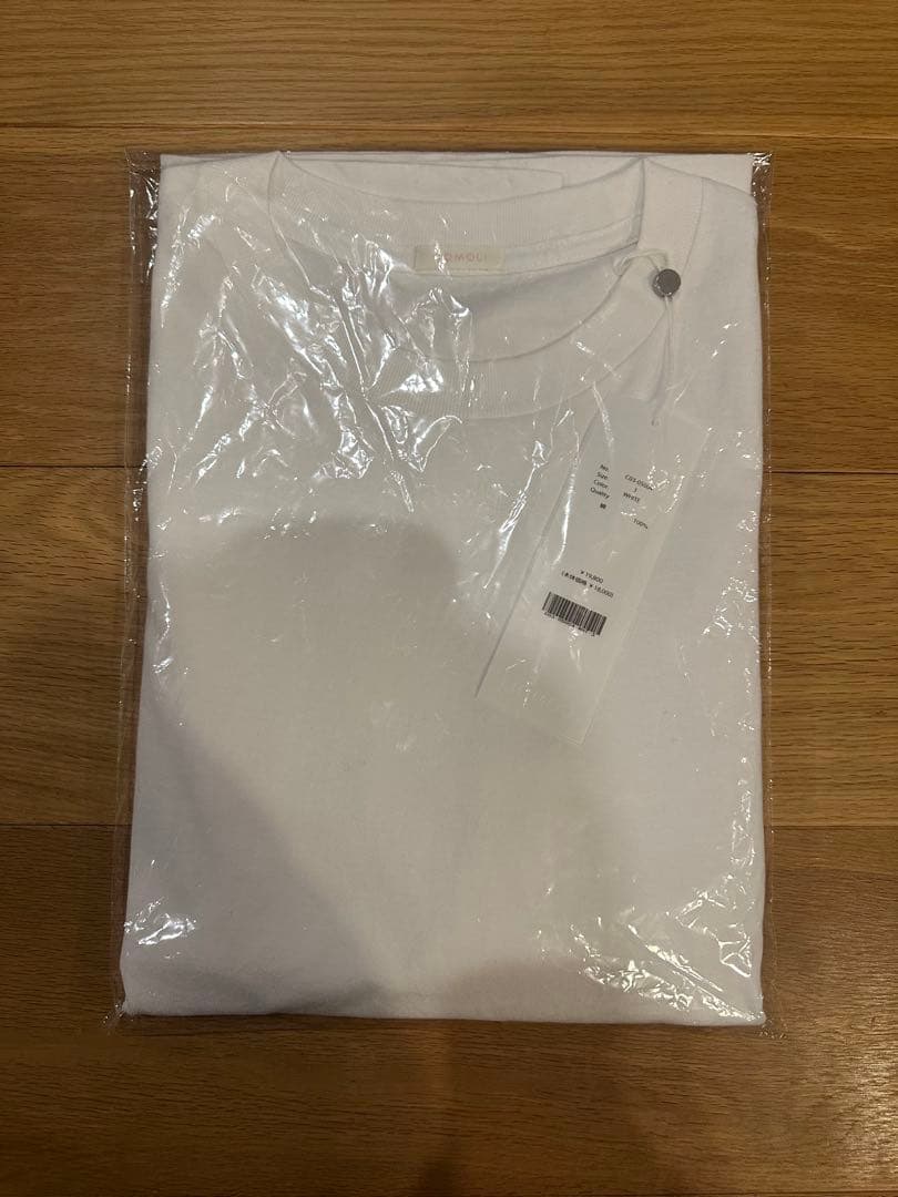 25aw COMOLI コットンジャージ 長袖Tシャツ WHITE 3 コモリ