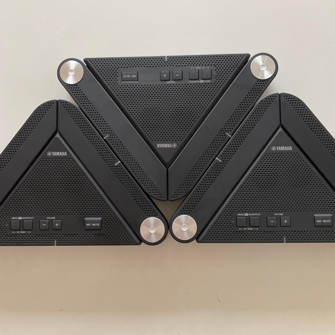 YAMAHA 会議用マイクスピーカー (ブラック) PJP-25UR 3セット
