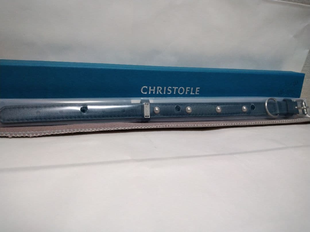 (新品未使用)クリストフル 首輪 プレゼント◎