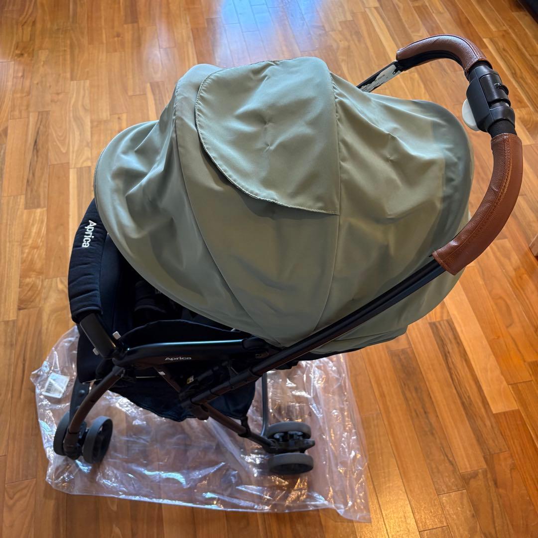 Aprica カルーンエアーAB チェックグリーン ベビーカー