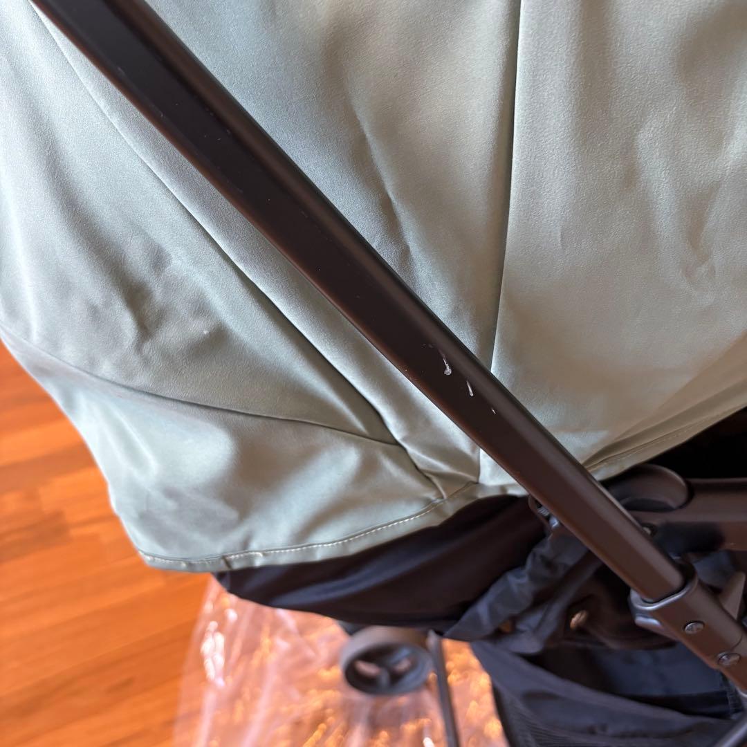 Aprica カルーンエアーAB チェックグリーン ベビーカー