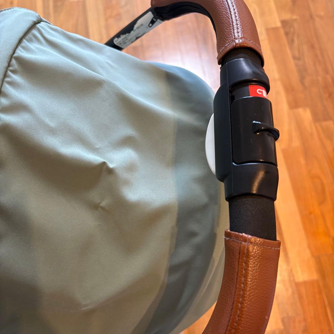 Aprica カルーンエアーAB チェックグリーン ベビーカー