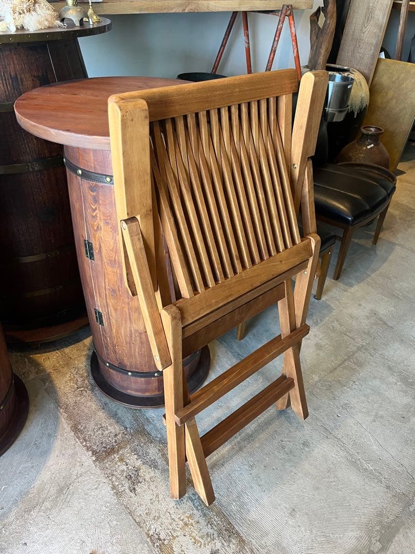 ガーデンチェア　折りたたみ　チーフ材