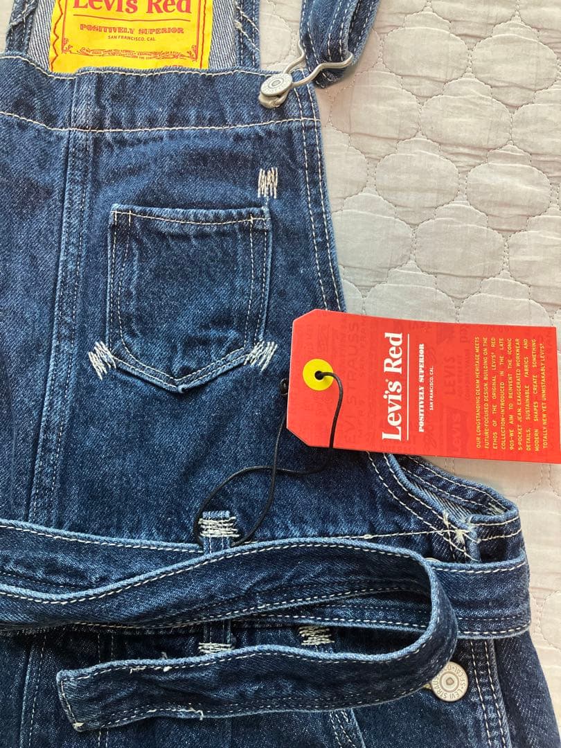 新品 リーバイスRED LR LOOSE OVERALL BLUE EYE M