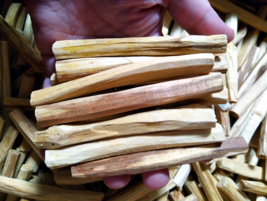 激安価格☆天然お香木高級パロサントスティック1KG　燃えやすい浄化幸運お得