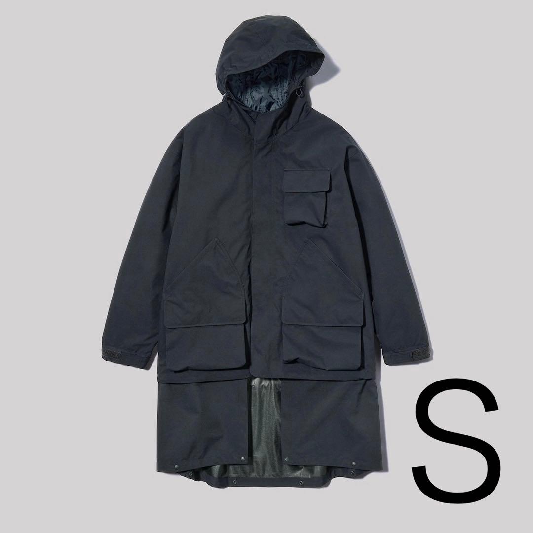 【完売/新品】GU×エンジニアドガーメンツ パデッドシェルパーカ ネイビー　S