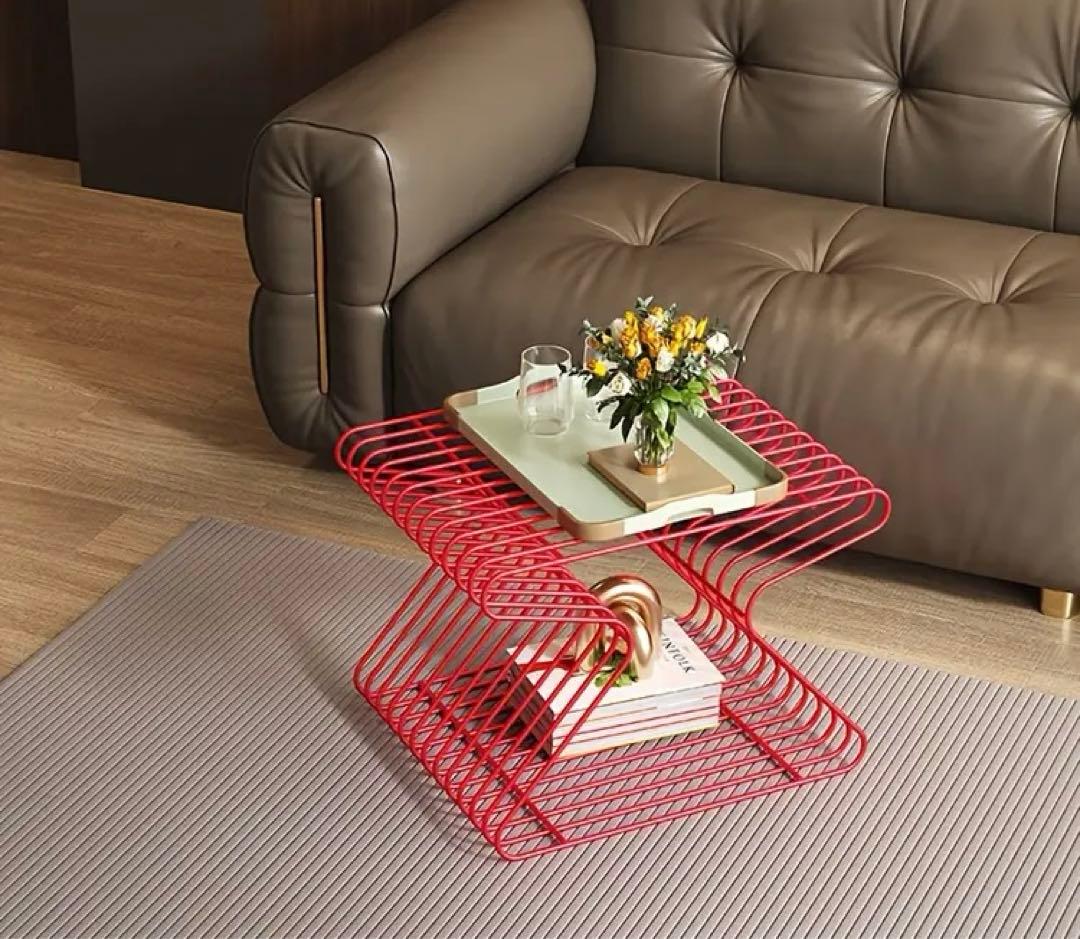 ワイヤー シェルフ マガジンラック リプロダクト テーブル スタイリッシュ 北欧