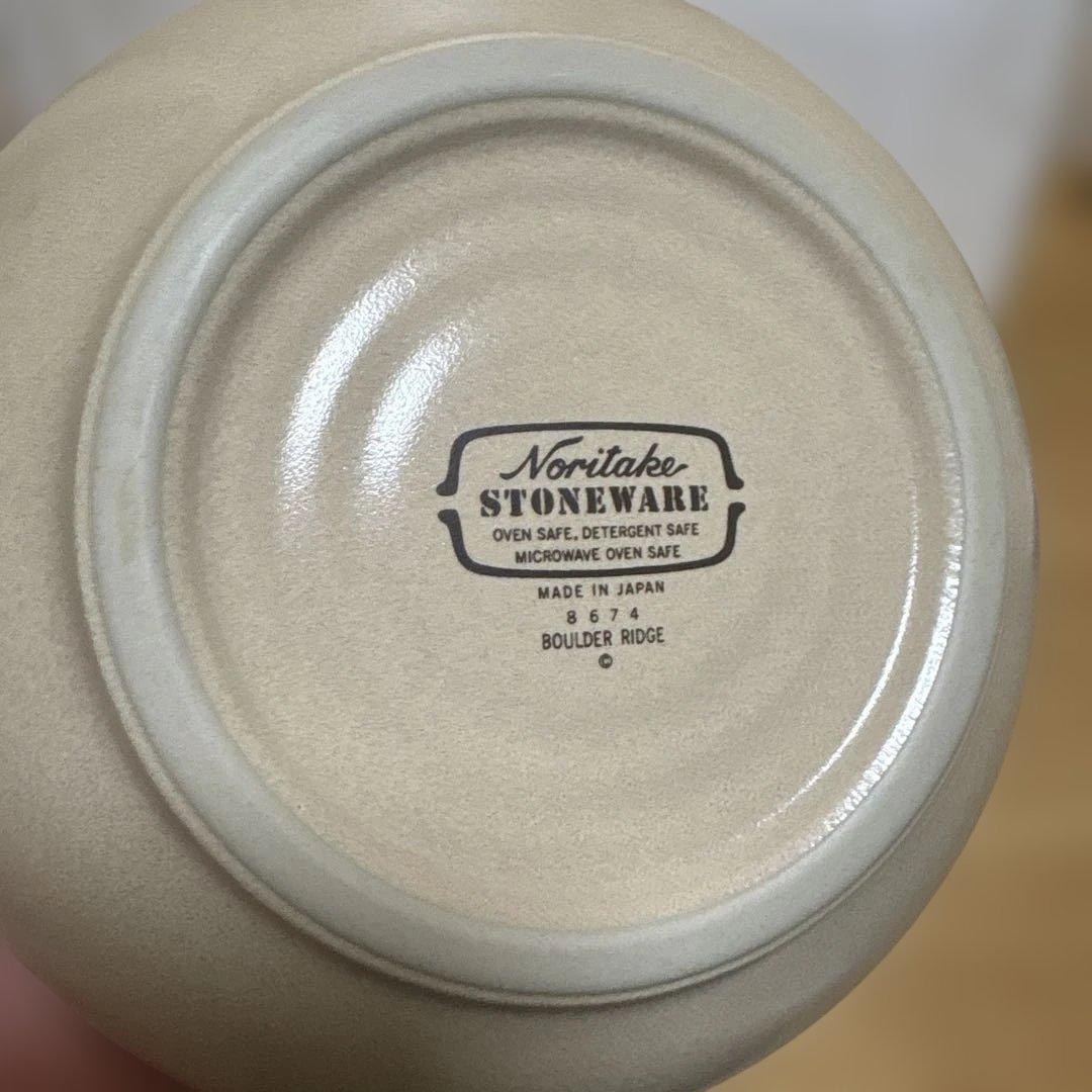 ノリタケ ボルダーリッジ　マグカップモーニングセット　プレート　サラダボウル