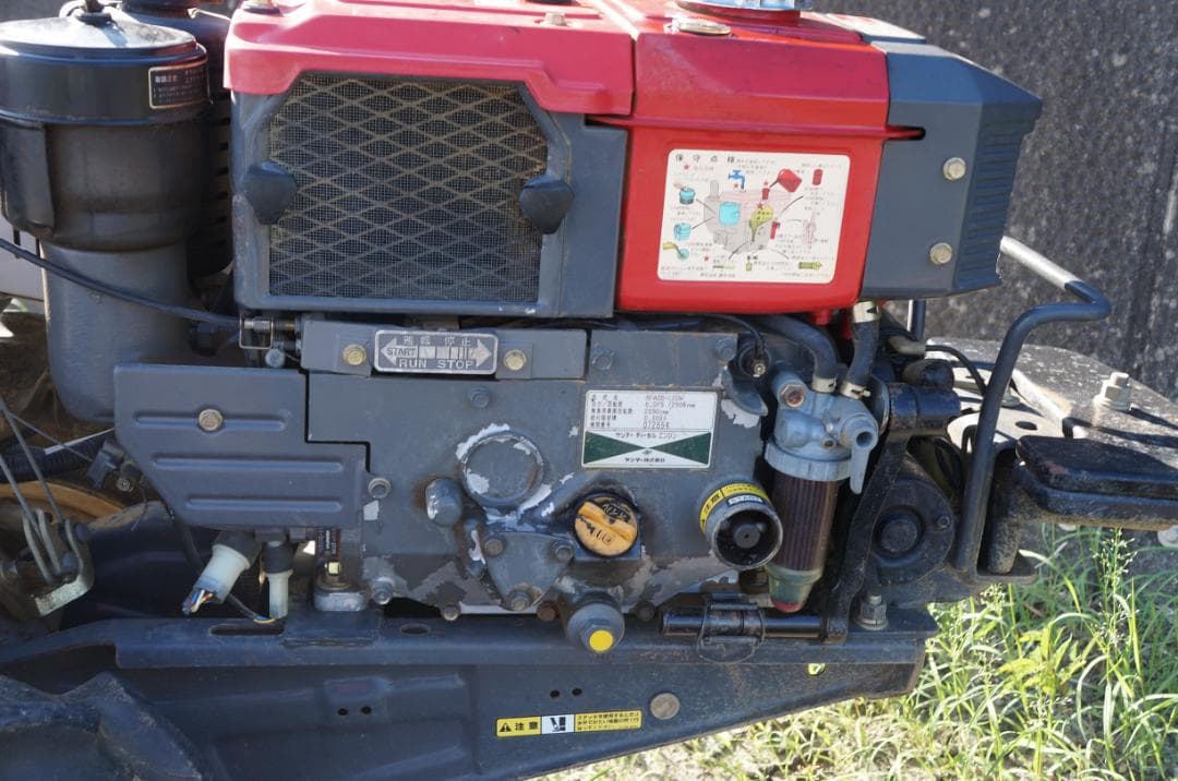 YANMAR ヤンマー　６馬力　デイーゼル耕運機　YA606　セル付き　動作OK