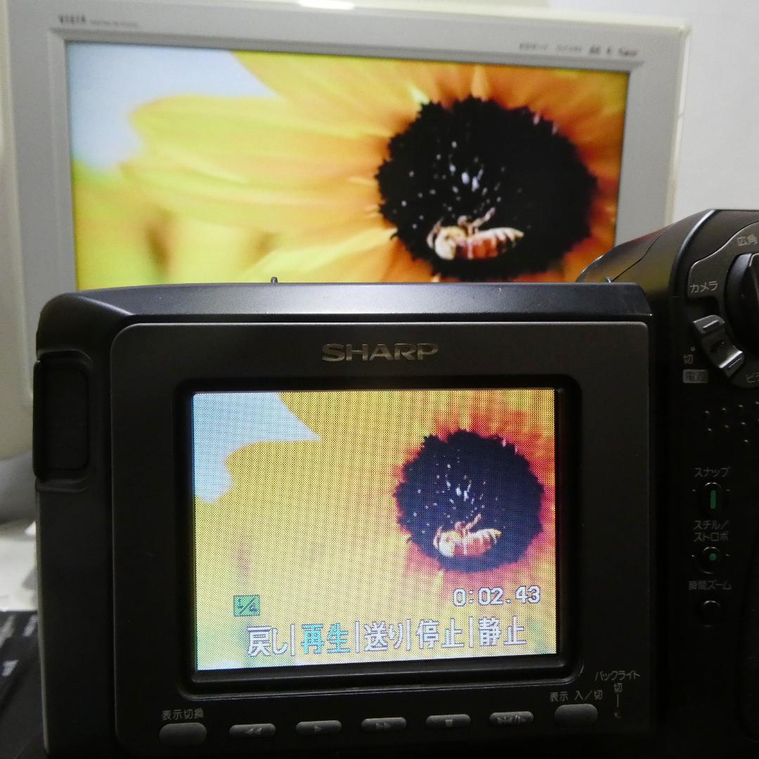 動作良好　Video.Hi8 シャープVL-HL50 8ミリビデオカメラDVD化
