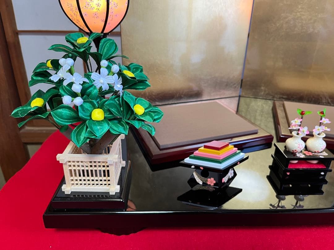 親王飾り　1216 五角形飾り台セット