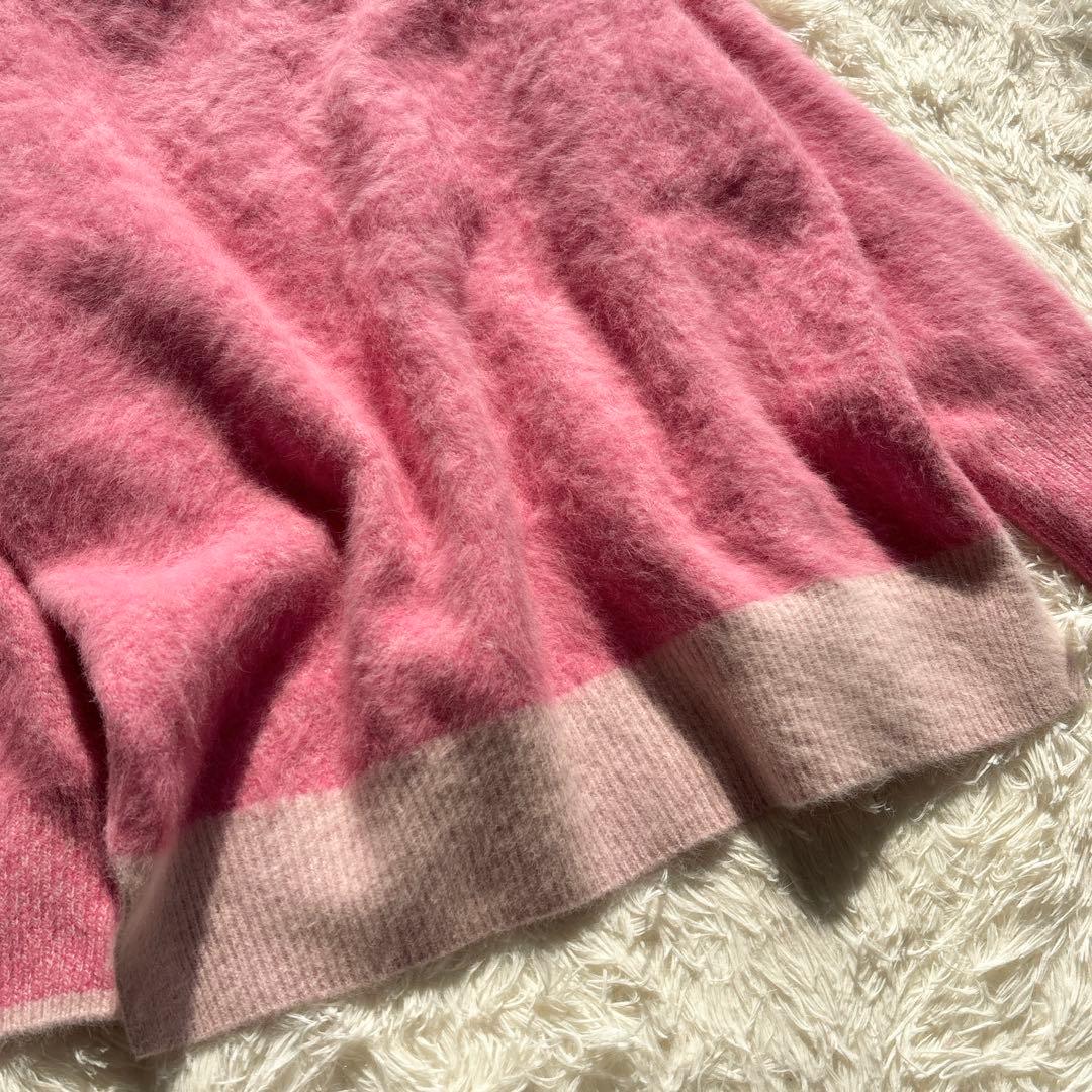 UNITED ARROWS✨フォックスカシミヤ クルーネック ニット　ピンク