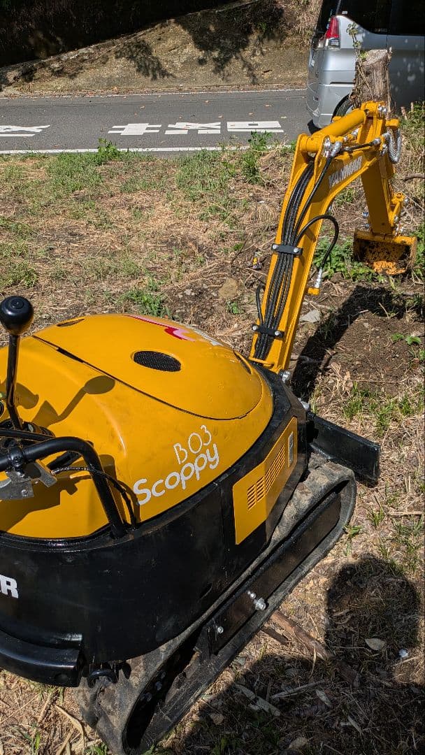 YANMAR B03 Scoppy 小型バックホー　ミニショベルカー　ミニユンボ