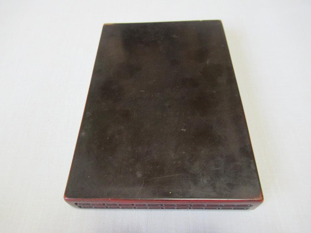 ◆希少 美品 1900年頃(清朝末期)◆剔紅/堆朱 蜀江文、蝶、燕、雷紋 硯箱