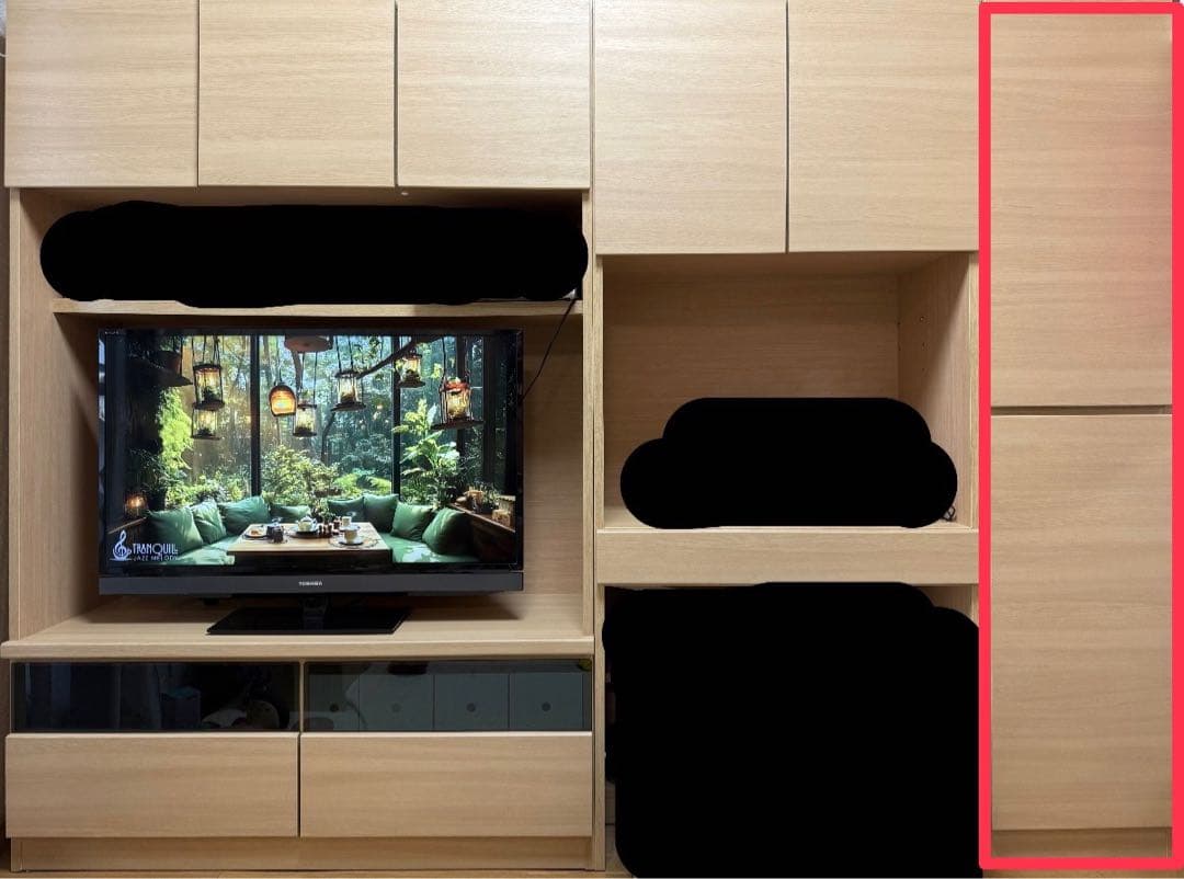 8/27までの出品！　美品　ニトリ　壁面ユニット　Nウォーレン　キャビネット