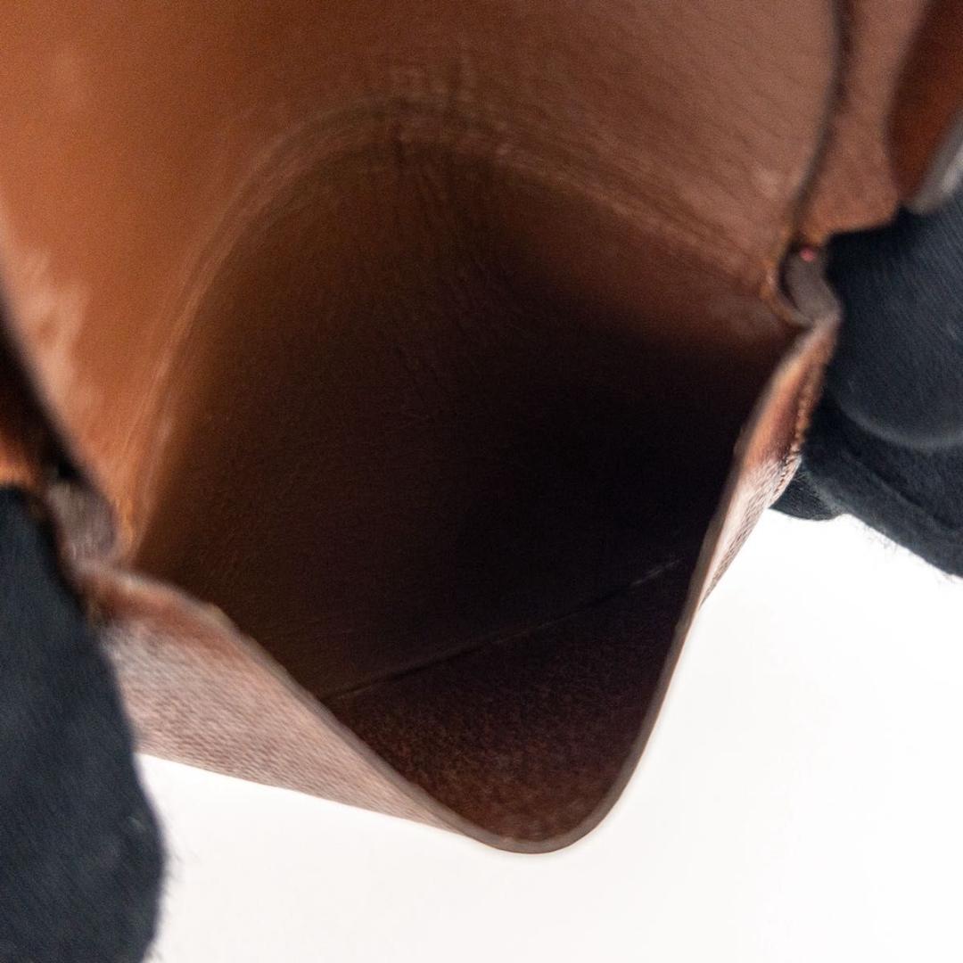 【超極美品】ルイヴィトン　ポルトモネキュベット　モノグラム　ケース　茶色