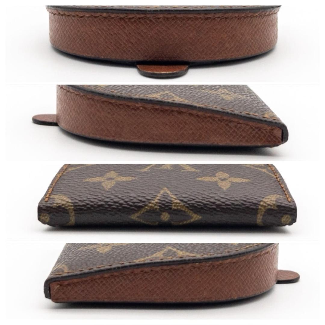 【超極美品】ルイヴィトン　ポルトモネキュベット　モノグラム　ケース　茶色