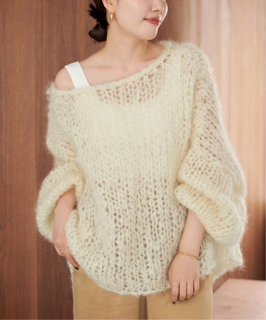 plage HAND KNIT ジャンボタムPO