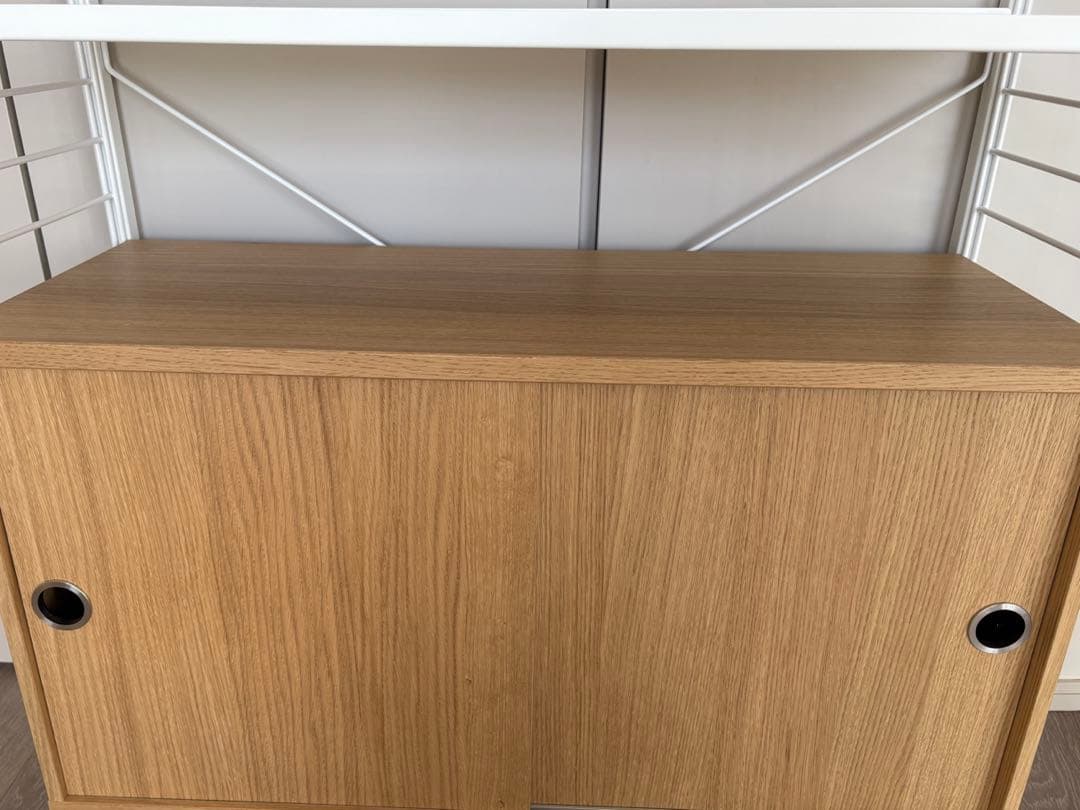 【お値下げしました】【美品】string フリースタンド シェルフ キャビネット