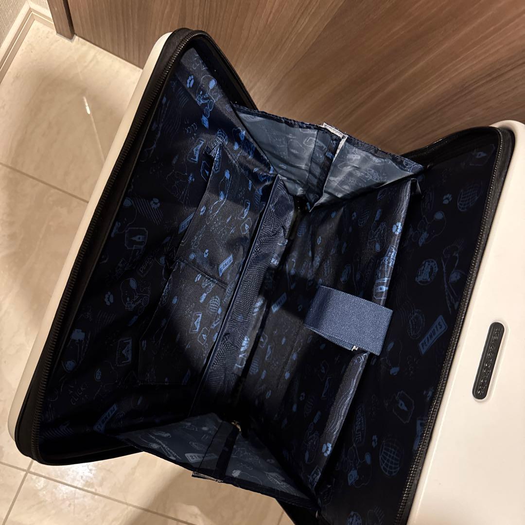 ぽ*マ様 Snoopy キャリーケース 機内持ち込み ホワイト折りたたみ バッグ